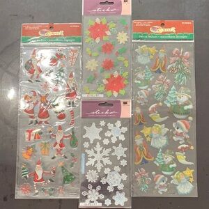 Festive Holiday Sticker Set 4 sheets